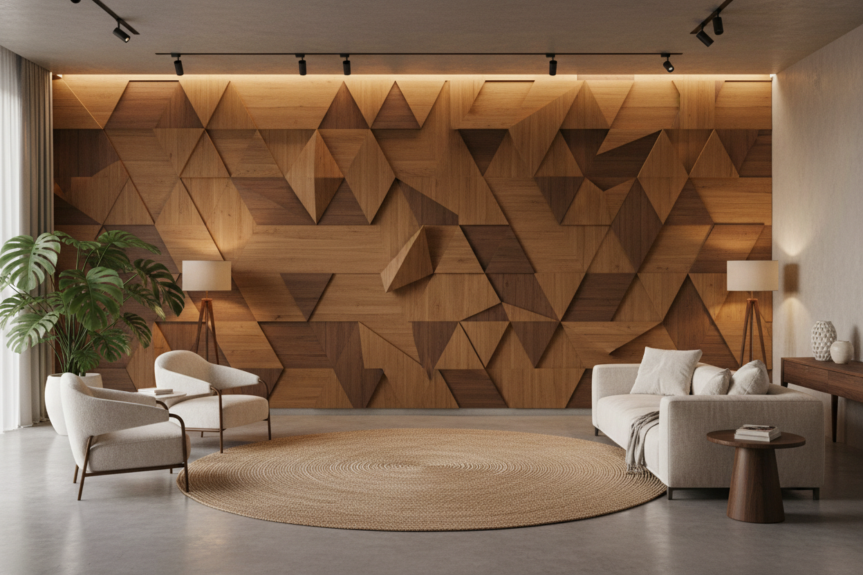 Banner Horizontal - Painéis Decorativos de Madeira